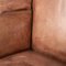 20th Century English Sheepskin Leather Wingback Armchair 9