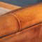 20th Century Dutch Three Seater Sheepskin Leather Sofa 24