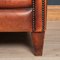 20th Century Dutch Three Seater Sheepskin Leather Sofa 11