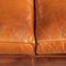 20th Century Dutch Three Seater Sheepskin Leather Sofa 35