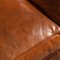 20th Century Dutch Three Seater Sheepskin Leather Sofa 30