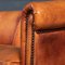 20th Century Dutch Three Seater Sheepskin Leather Sofa, Image 12