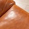 20th Century Dutch Three Seater Sheepskin Leather Sofa 34