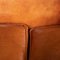 20th Century Dutch Three Seater Sheepskin Leather Sofa 31