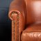 20th Century Dutch Sheepskin Leather Tub Chairs, Set of 2, Image 7