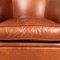 20th Century Dutch Sheepskin Leather Tub Chairs, Set of 2 9