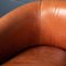 20th Century Dutch Sheepskin Leather Tub Chairs, Set of 2 12
