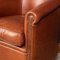 20th Century Dutch Sheepskin Leather Tub Chairs, Set of 2, Image 8