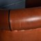 20th Century Dutch Sheepskin Leather Tub Chairs, Set of 2 25