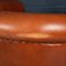 20th Century Dutch Sheepskin Leather Tub Chairs, Set of 2 24