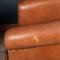 20th Century Dutch Sheepskin Leather Tub Chairs, Set of 2 27