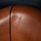 20th Century Dutch Sheepskin Leather Tub Chairs, Set of 2 13