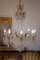 Empire Chandelier in Golden Iron and Crystals, 8 Candles 6