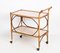 Mid-Century Italian Bamboo, Rattan and Formica Bar Serving Cart, 1950s 7
