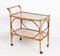 Italienischer Mid-Century Barwagen aus Bambus, Rattan & Formica, 1950er 9