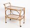 Mid-Century Italian Bamboo, Rattan and Formica Bar Serving Cart, 1950s 9