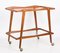 Mid-Century Italian Beech and Brass Serving Bar Cart by Cesare Lacca, Italy, 1950s 14