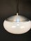 Mid-Century Italian Round Aluminum and Acrylic Glass Ceiling Lamp from Stilux Milano, 1960s, Image 10