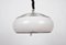 Mid-Century Italian Round Aluminum and Acrylic Glass Ceiling Lamp from Stilux Milano, 1960s, Image 6