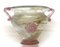 Jarrón A Scavo italiano Mid-Century de cristal de Murano rosa iridiscente, años 30, Imagen 14