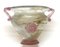 Mid-Century Italian Iridescent Pink A Scavo Murano Glass Vase, 1930s, Image 14