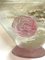 Jarrón A Scavo italiano Mid-Century de cristal de Murano rosa iridiscente, años 30, Imagen 12
