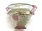Jarrón A Scavo italiano Mid-Century de cristal de Murano rosa iridiscente, años 30, Imagen 13