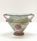 Jarrón A Scavo italiano Mid-Century de cristal de Murano rosa iridiscente, años 30, Imagen 7