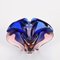 Italian Purple, Blue and Pink Sommerso Murano Glass Bowl by Flavio Poli for Fratelli Toso, 1960s, Image 3