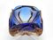 Cuenco italiano de cristal de Murano Sommerso morado, azul y rosa de Flavio Poli para Fratelli Toso, años 60, Imagen 7