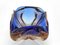 Italian Purple, Blue and Pink Sommerso Murano Glass Bowl by Flavio Poli for Fratelli Toso, 1960s 7