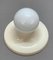 Mid-Century Italian White Light Ball Sconce by Achille Castiglioni for Flos, 1960s 6