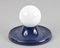 Mid-Century Italian Blue Metal Light Ball Sconce by Achille Castiglioni for Flos, 1960s, Image 5