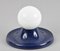 Mid-Century Italian Blue Metal Light Ball Sconce by Achille Castiglioni for Flos, 1960s 6