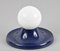 Mid-Century Italian Blue Metal Light Ball Sconce by Achille Castiglioni for Flos, 1960s, Image 6