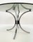 Mid-Century Italian Chromed Steel Coffee Table with Round Smoked Glass Top, 1960s, Image 8