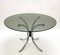 Mid-Century Italian Chromed Steel Coffee Table with Round Smoked Glass Top, 1960s, Image 3