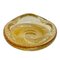 Mid-Century Italian Decorative Amber Yellow Sommerso Murano Glass Bowl, 1960s, Image 7