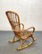 Mid-Century Italian French Riviera Rattan & Bamboo Rocking Chair, 1960s, Image 10