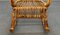 Mid-Century Italian French Riviera Rattan & Bamboo Rocking Chair, 1960s 12