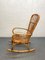 Rocking Chair Mid-Century en Rotin et Bambou, Italie, 1960s 9