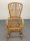 Mid-Century Italian French Riviera Rattan & Bamboo Rocking Chair, 1960s 6