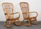 Mid-Century Italian Rattan & Bamboo Rocking Chairs, 1960s, Set of 2 13