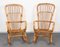 Mid-Century Italian Rattan & Bamboo Rocking Chairs, 1960s, Set of 2, Image 10