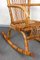 Mid-Century Italian Rattan & Bamboo Rocking Chairs, 1960s, Set of 2 16