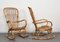 Rocking Chairs Mid-Century en Rotin et Bambou, Italie, 1960s, Set de 2 7