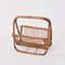 Mid-Century Italian French Riviera Bamboo & Rattan Magazine Rack, 1960s 3