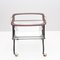 Mid-Century Modern Wooden Magazine Rack & Bar Cart by Cesare Lacca, 1950s 2