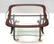 Mid-Century Modern Wooden Magazine Rack & Bar Cart by Cesare Lacca, 1950s, Image 16