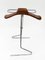 Mid-Century French Wood & Chrome Tubolar Personal Valet or Coat Rack, 1960s 8